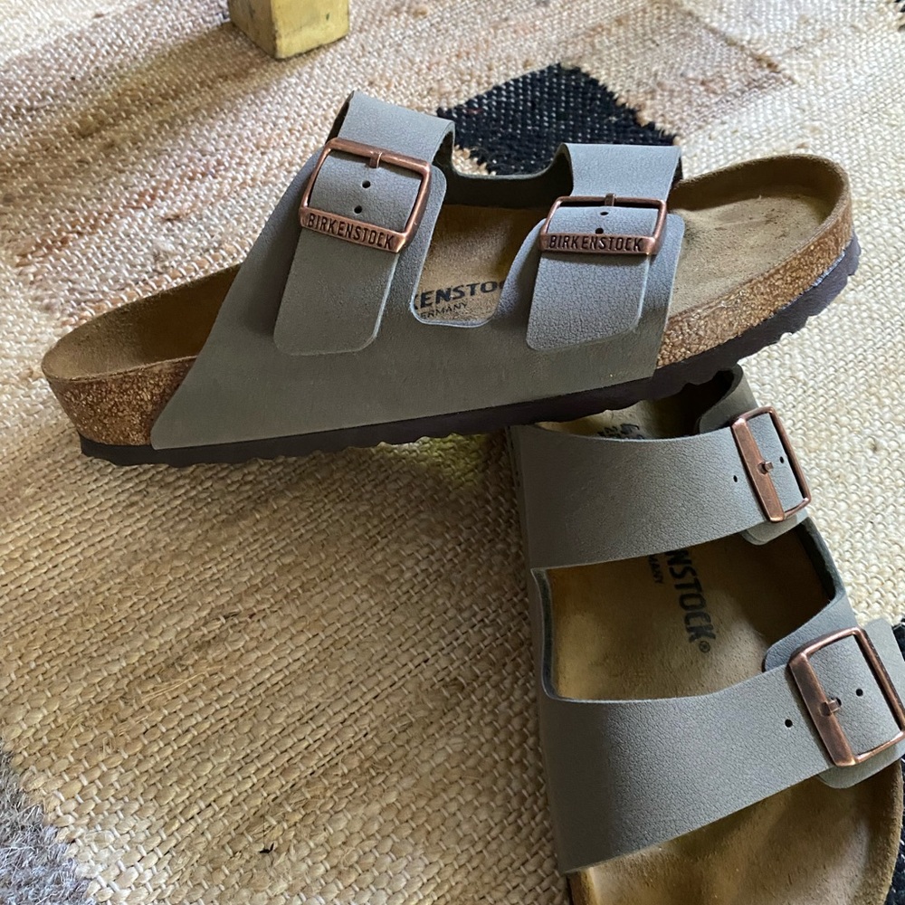 Birkenstock Men's Taupe Sandals